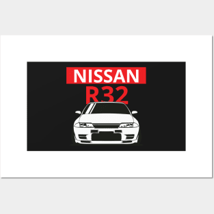 nissan r32 Posters and Art